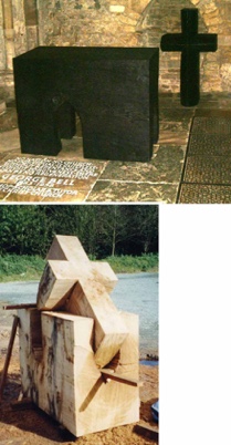 After and before, Altar & Cross, Christchurch Cathedral, Oxford 